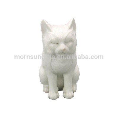 Decorative lovely vivid hotsale bisque cat figurine for home decor