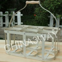 metal wine bottle holder